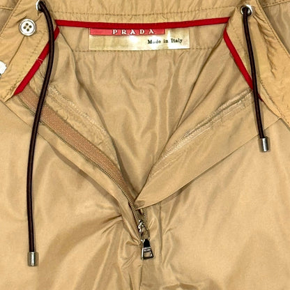 PRADA SPORTS BROWN NYLON PANTS
