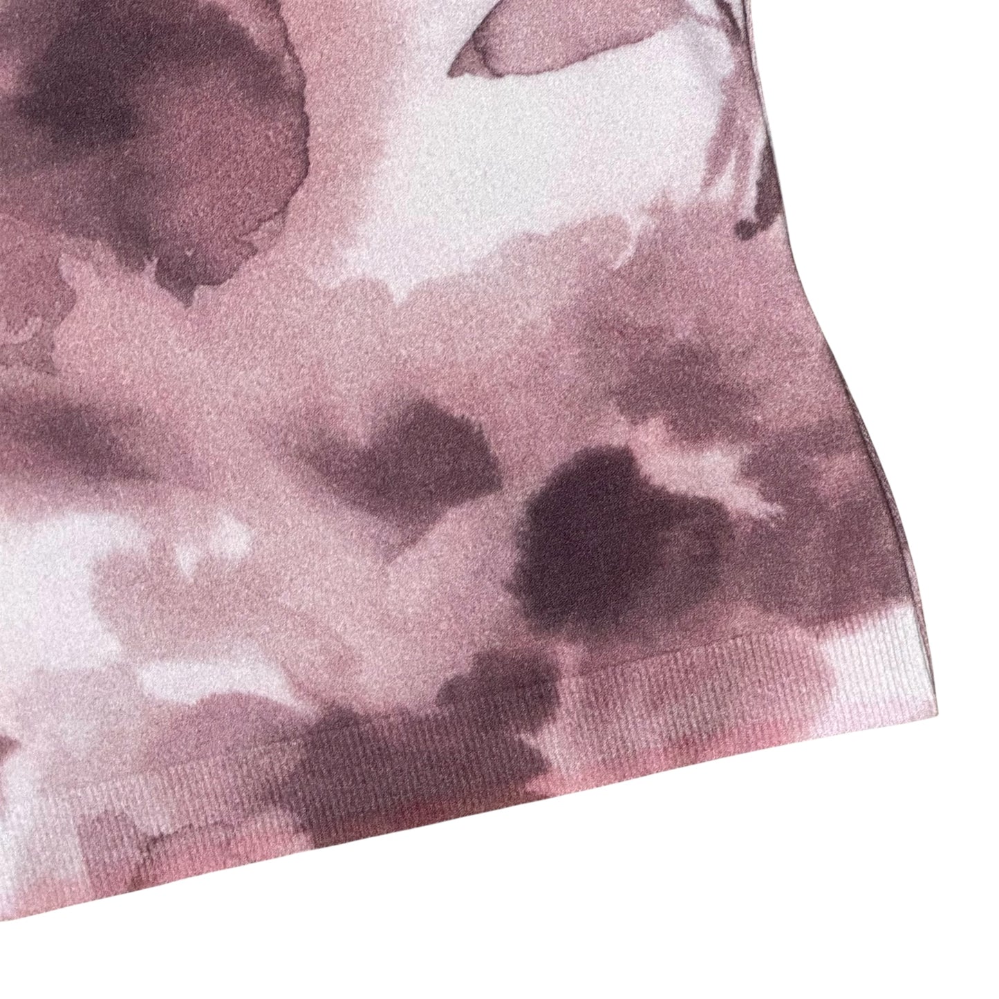 BLUMARINE PINK ROSE PRINTED CARDIGAN SET