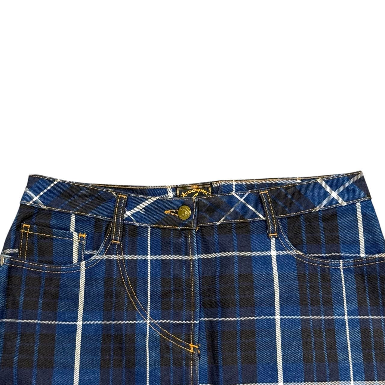 VIVIENNE WESTWOOD ANGLOMANIA CHECKED MINI SKIRT