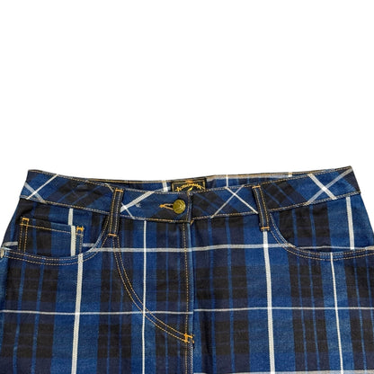 VIVIENNE WESTWOOD ANGLOMANIA CHECKED MINI SKIRT