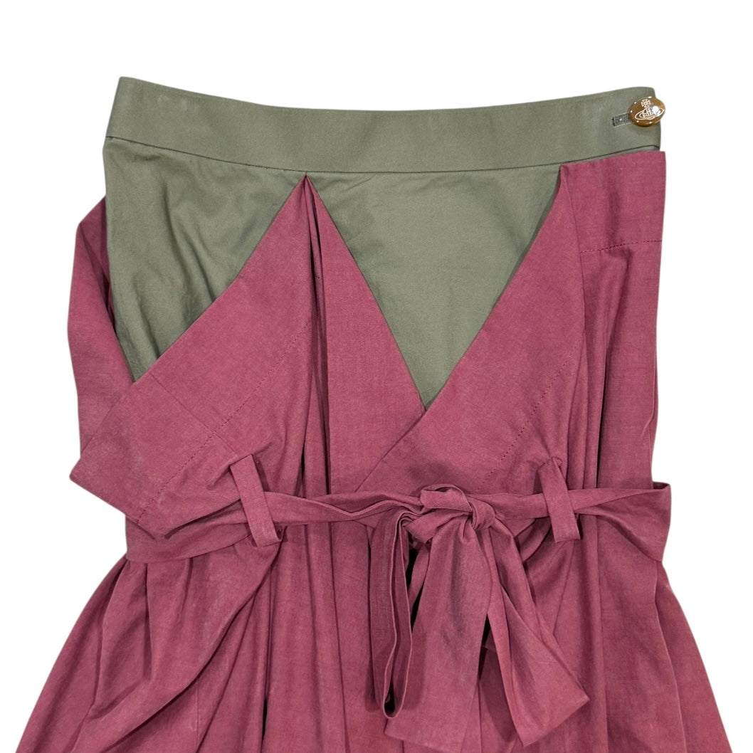 VIVIENNE WESTWOOD PEPLUM MIDI SKIRT