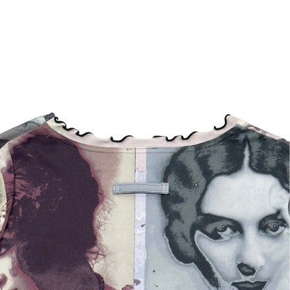 JEAN PAUL GAULTIER FACE PORTRAITS TOP