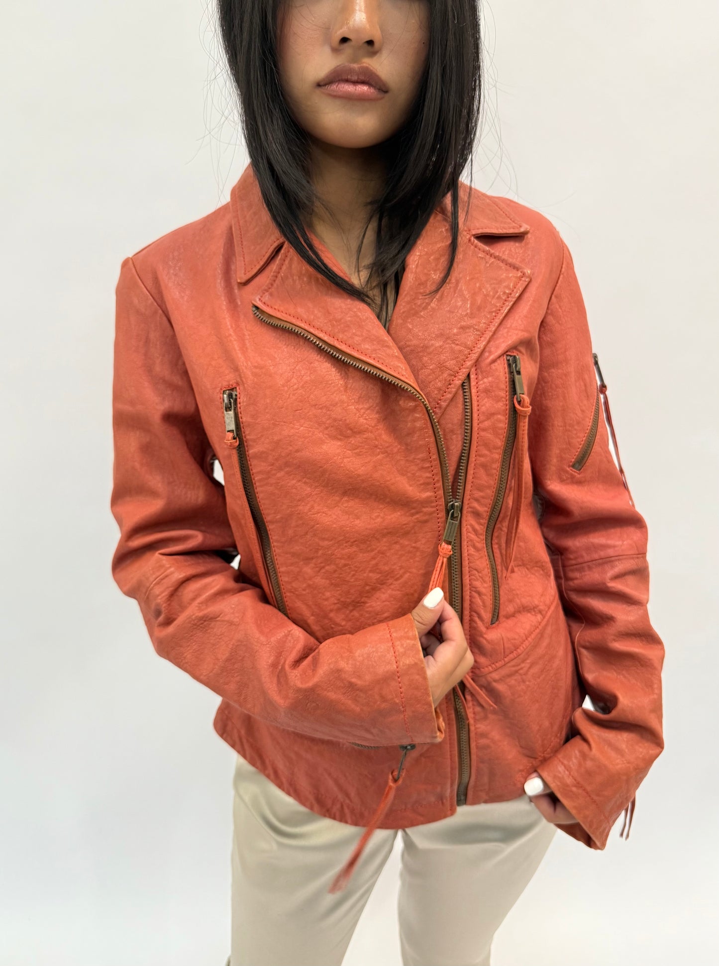 DIESEL LCAE UP BIKER JACKET