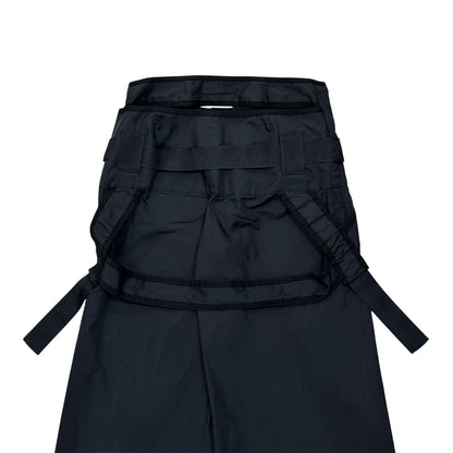 JEAN PAUL GAULTIER DOUBLE BELTS PARACHUTE NYLON PANTS