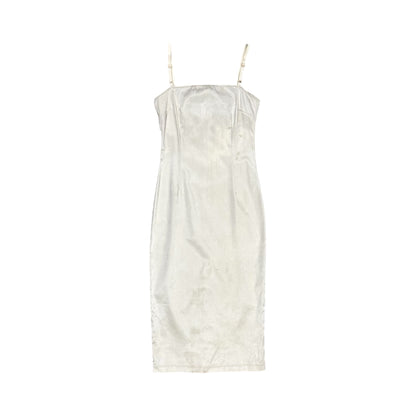 DOLCE & GABBANA SHEER FLORAL LACE OVERLAY DRESS