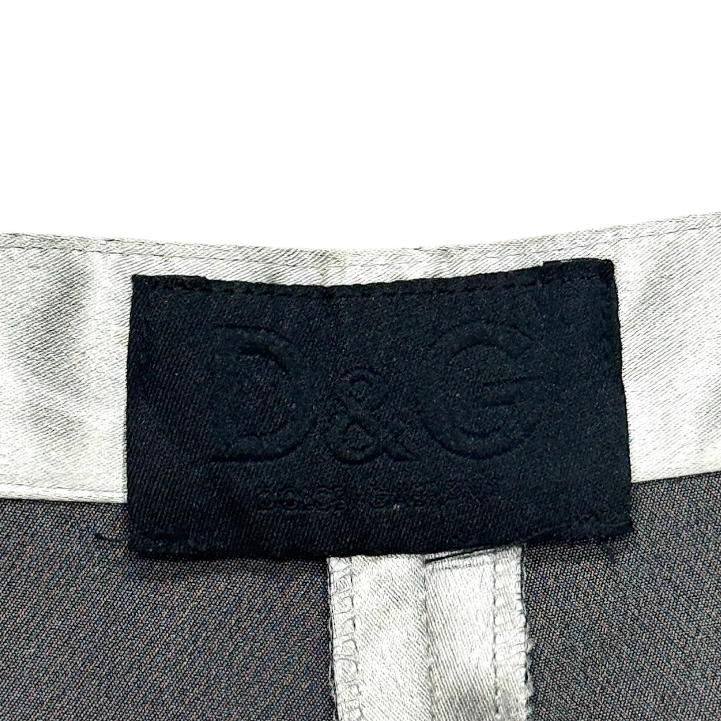 DOLCE & GABBANA METALLIC PANTS