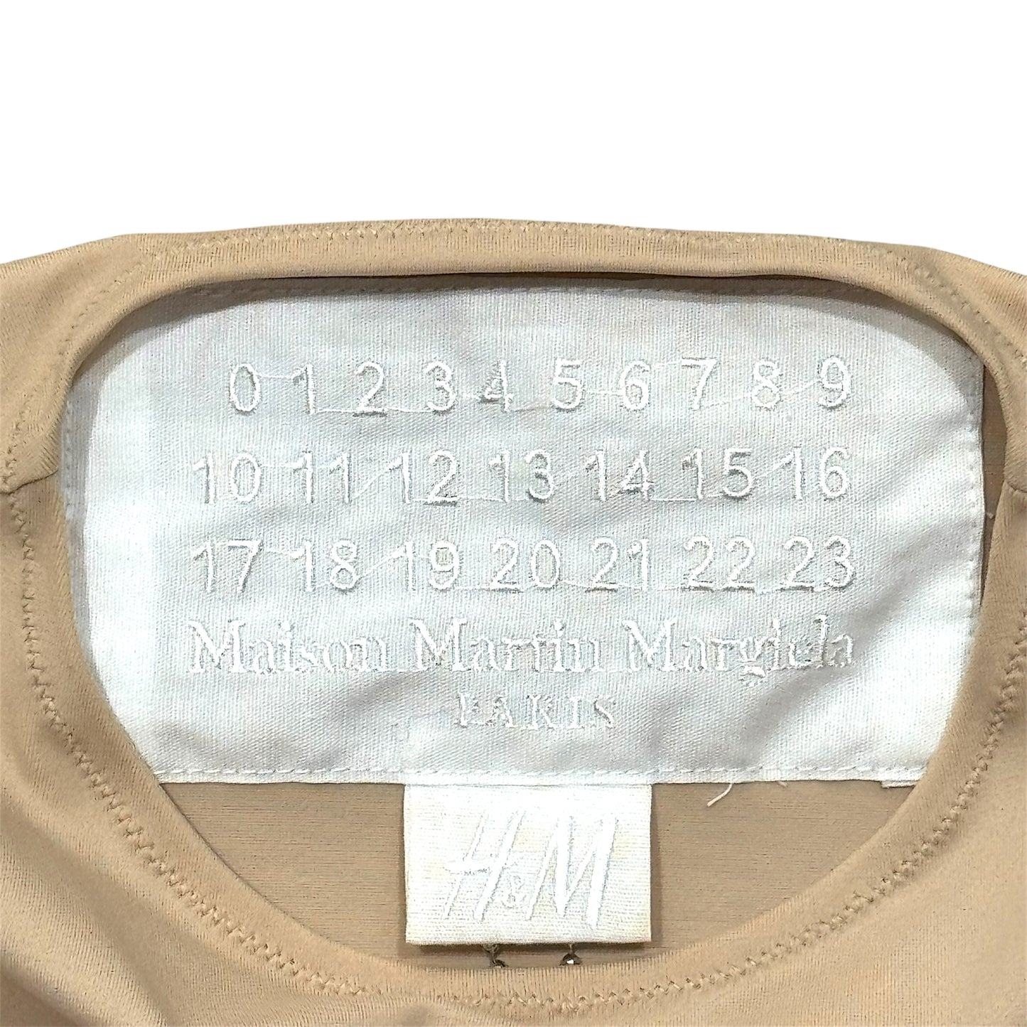MASION MARGIELA X H&M BLACK BRA BODYSUIT
