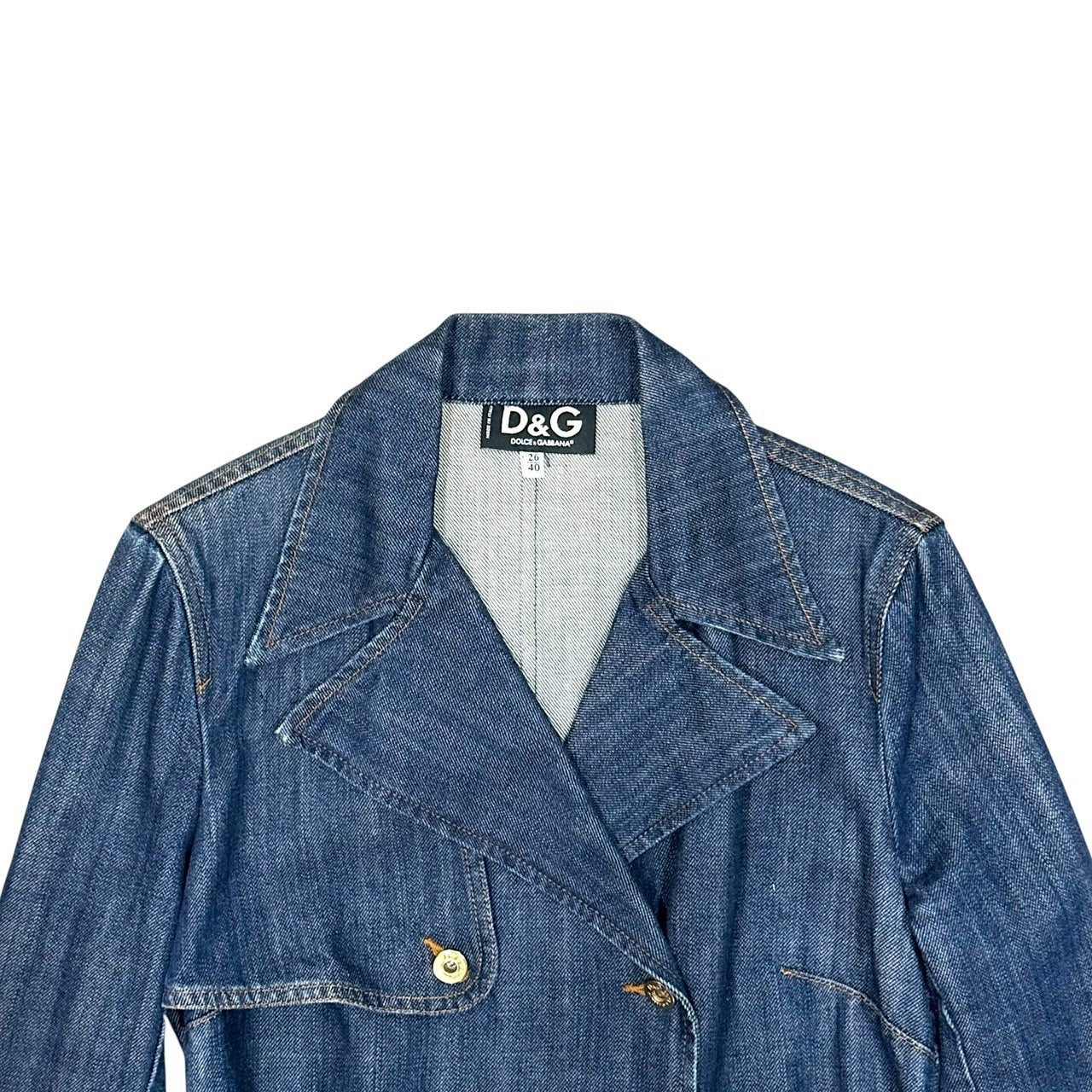 DOLCE & GABBANA DENIM COAT
