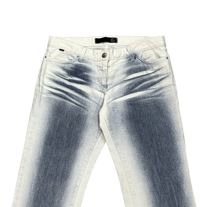 JUST CAVALLI SNOW DYED DENIM  PANTS