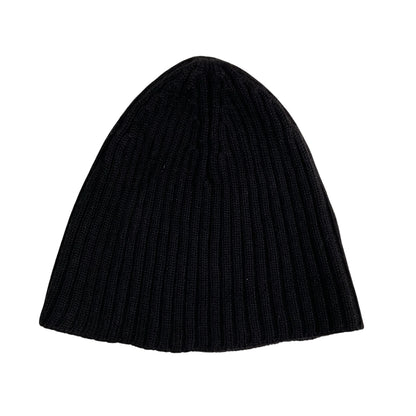 PRADA SPORT BLACK WOOL BEANIES