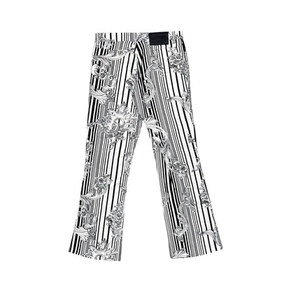 MOSCHINO BAROQUE BLACK & WHITE PANTS