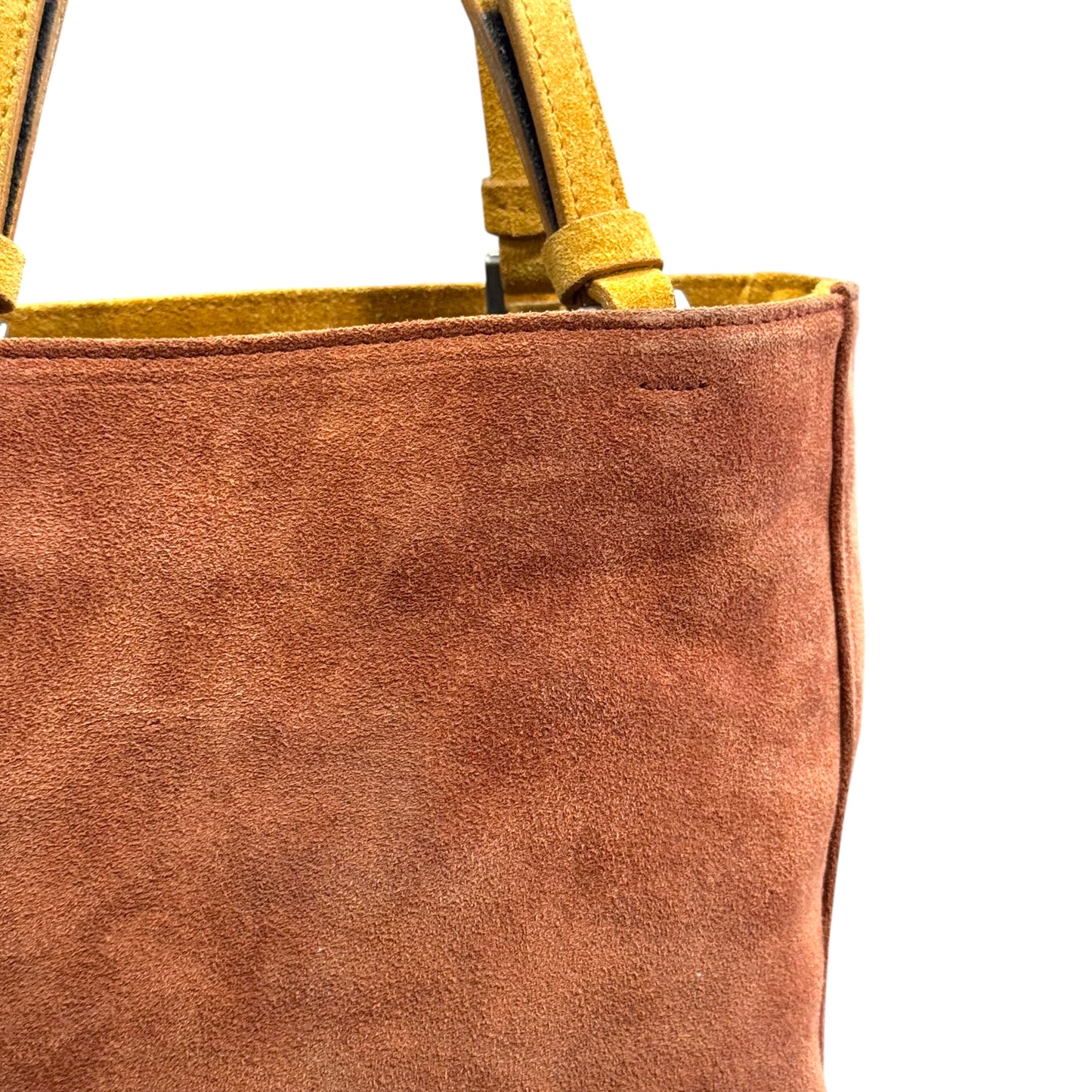 PRADA SUEDE TWO TONE BAG