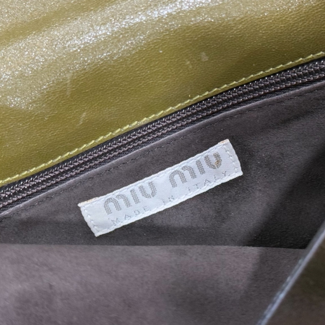 MIUMIU FW1999 LEATHER SHOULDER BAG