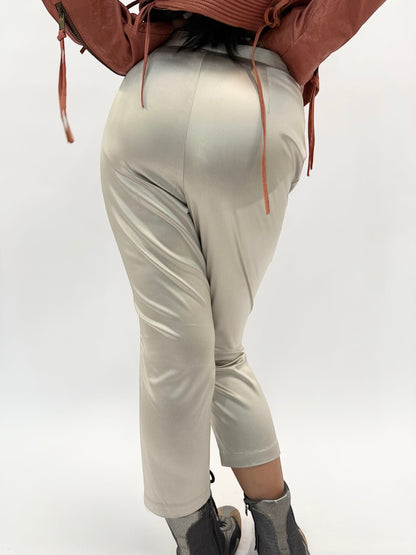 DOLCE & GABBANA METALLIC PANTS