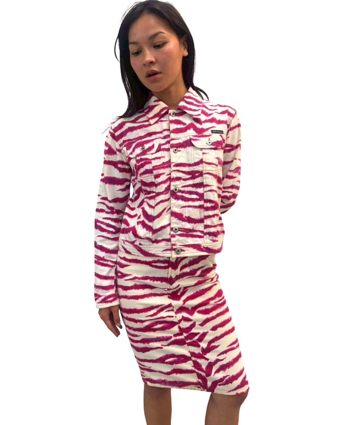 DOLCE & GABBANA PINK ZEBRA PRINTS SET