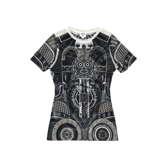 JEAN PAUL GAULTIER ETHNIC MESH TOP