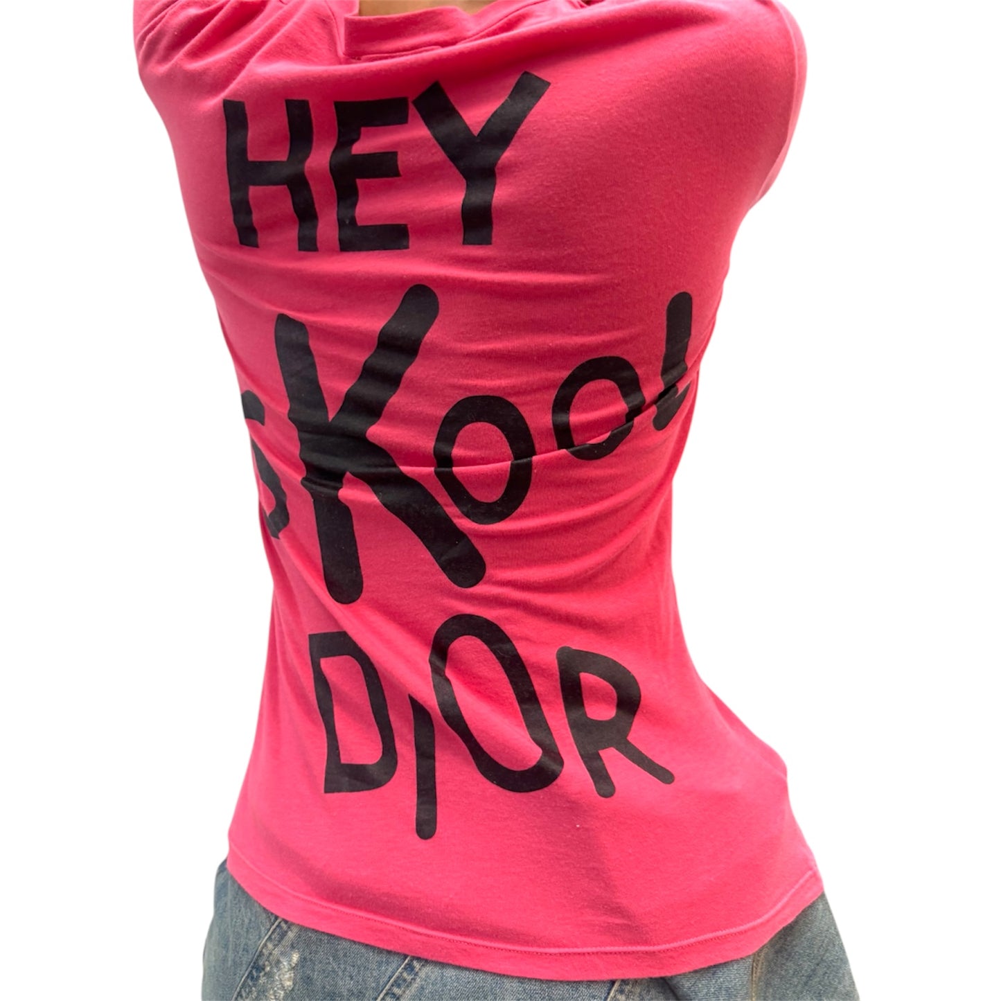 CHRISTIAN DIOR “I HEART DIOR” PINK LONG SLEEVE