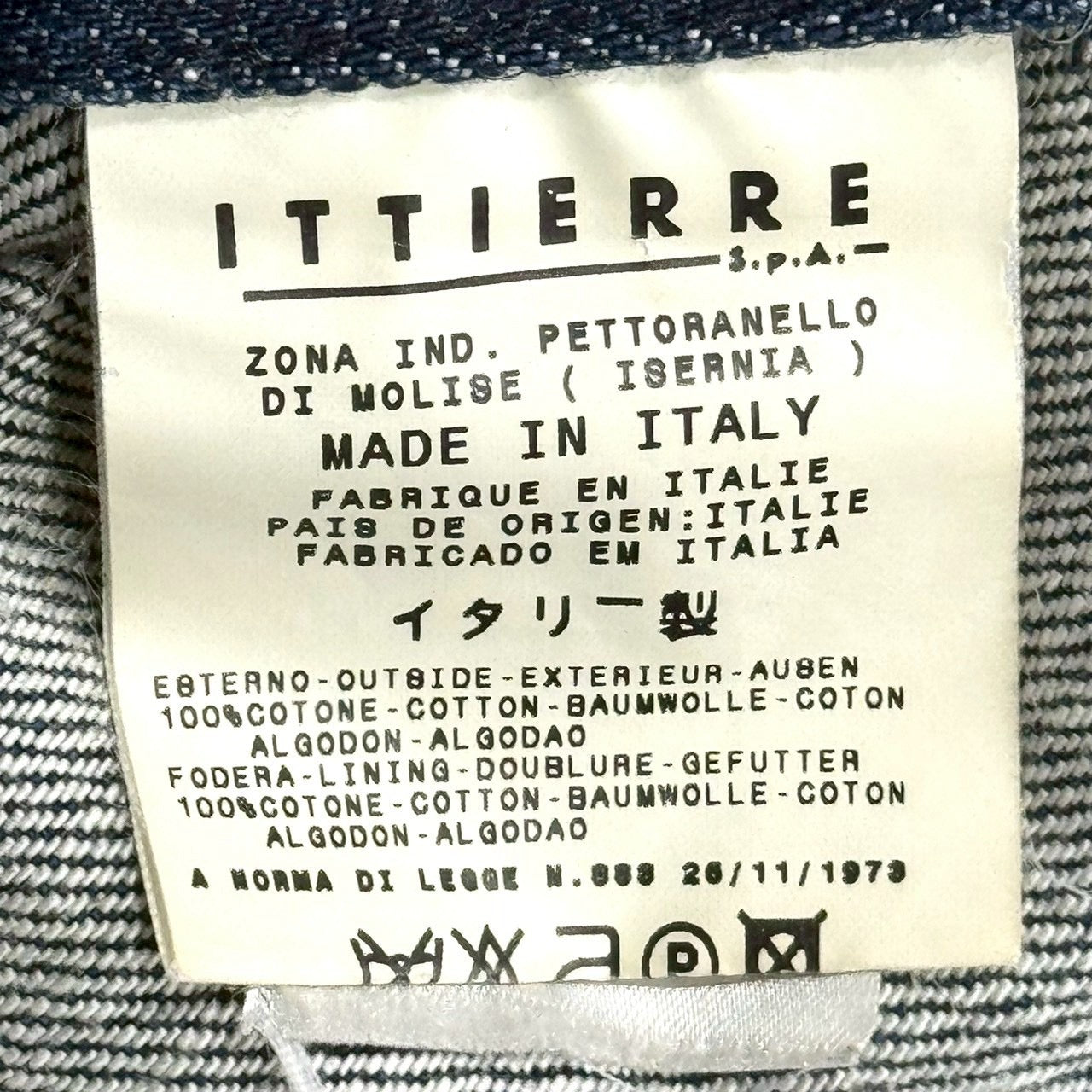 DOLCE & GABBANA DENIM COAT