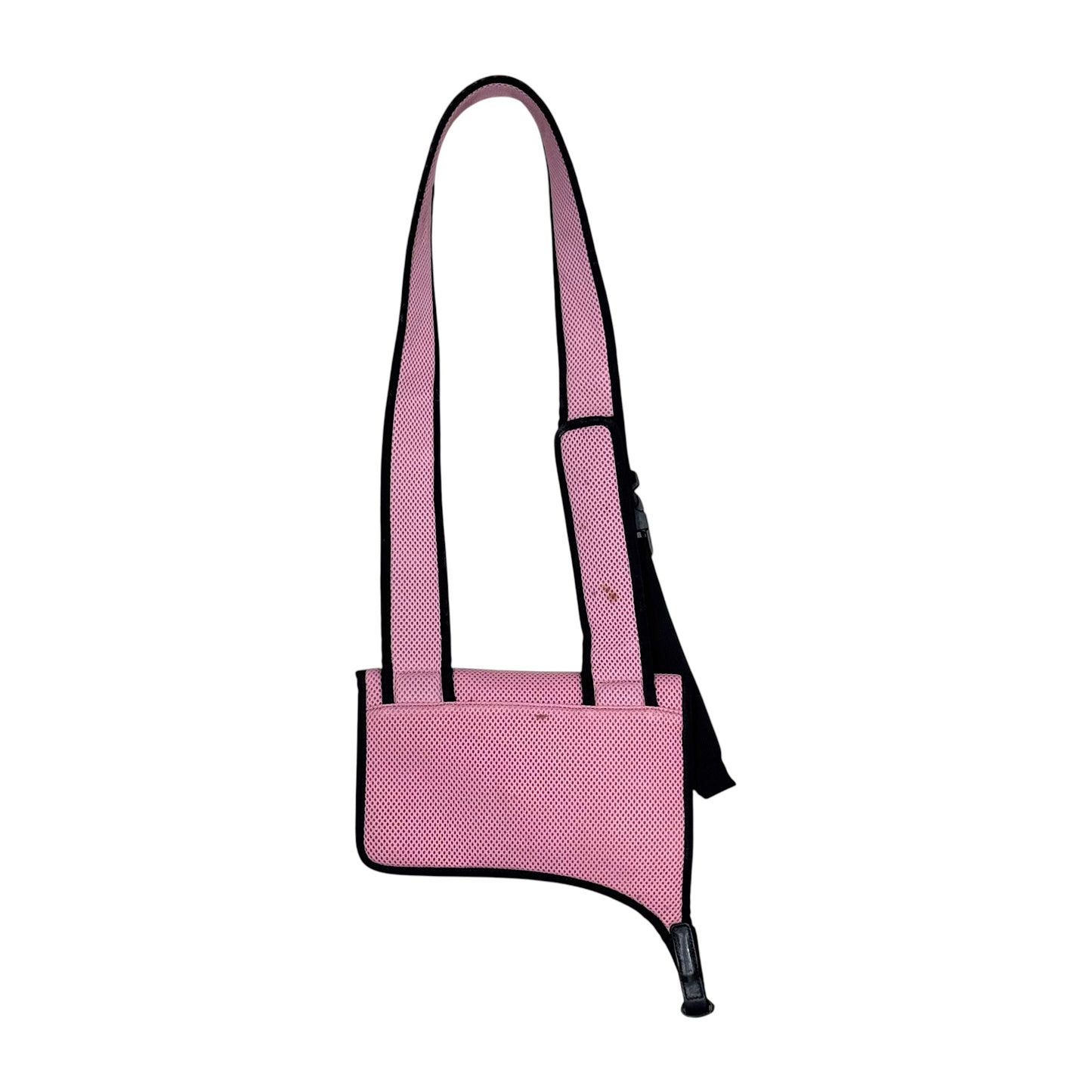 MIU MIU 1999 PINK MESH CROSSBODY BAG