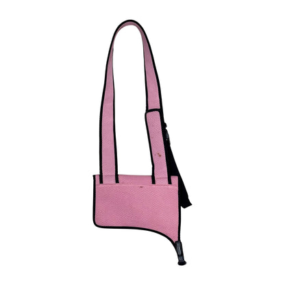 MIU MIU 1999 PINK MESH CROSSBODY BAG