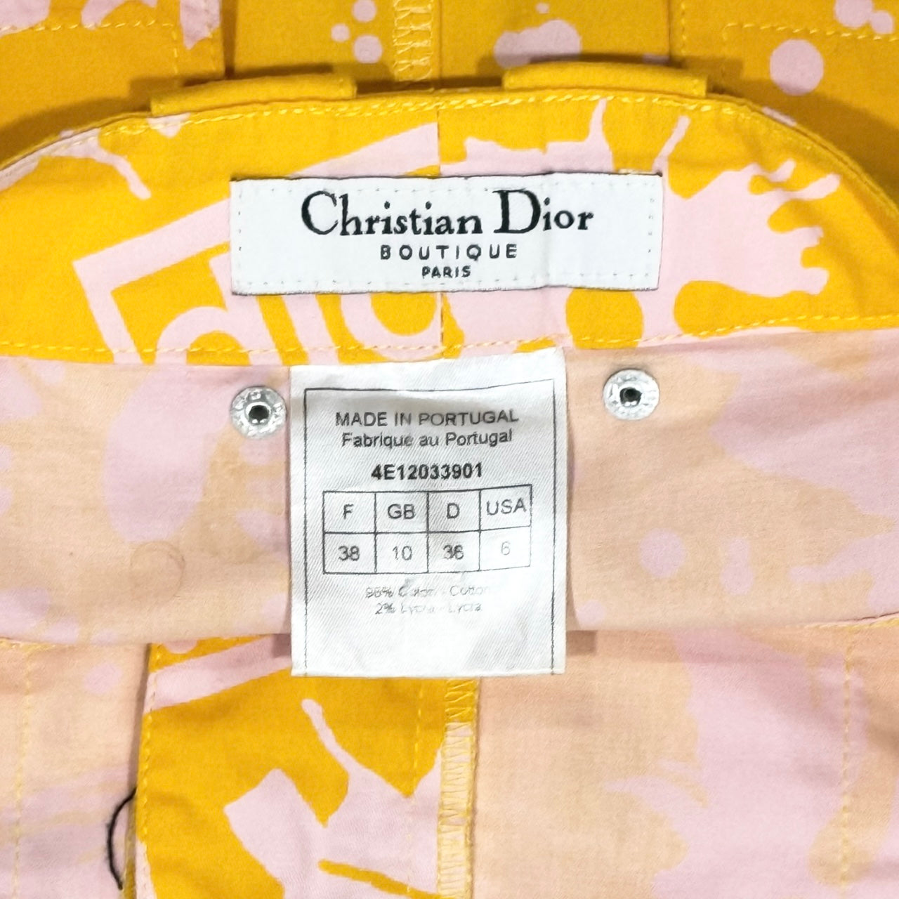 CHRISTIAN DIOR 2004 SURF CHICK MINI SKIRT