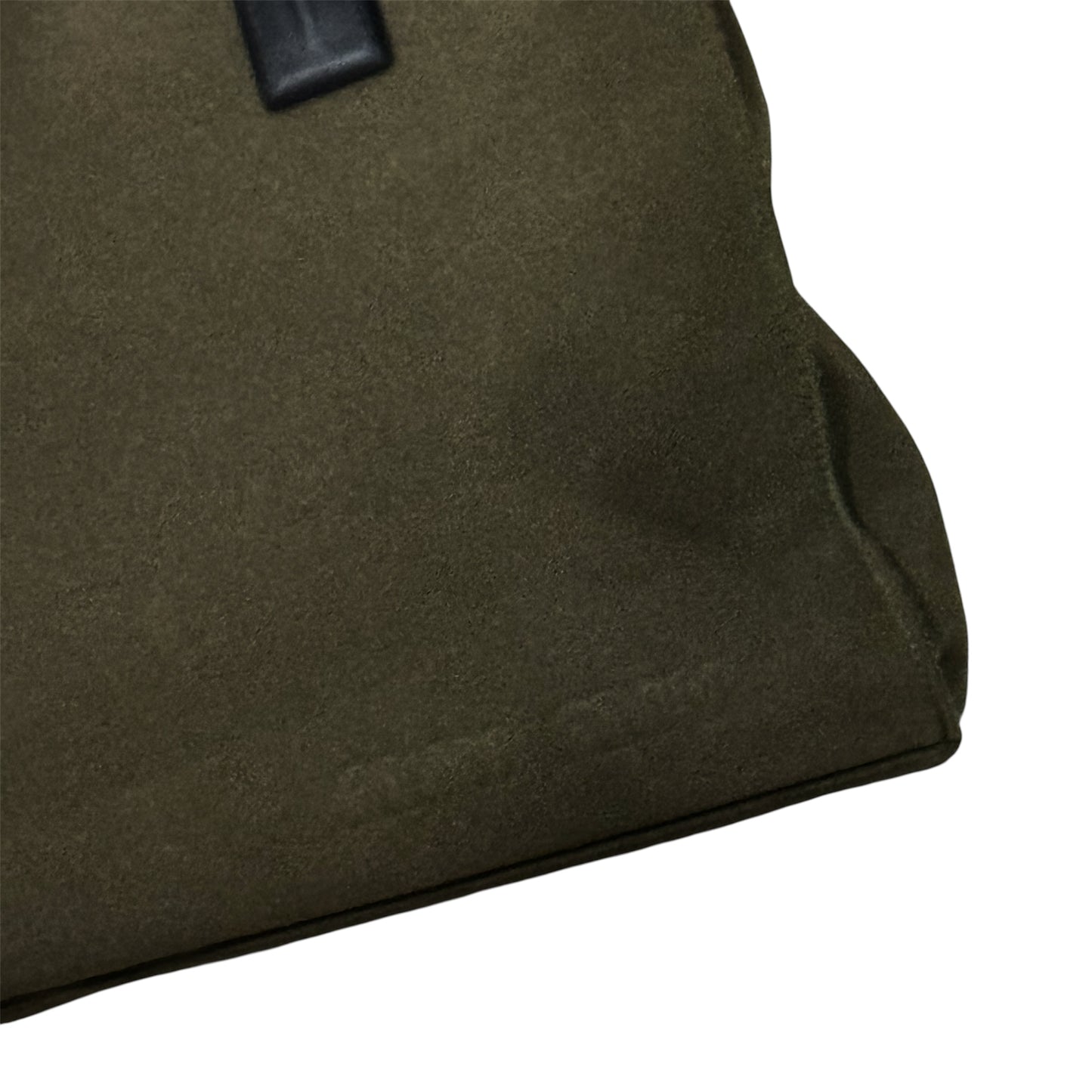 MIU MIU 2000S GREEN NEOPRENE TOTE BAG