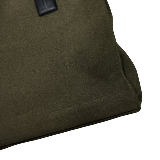 MIU MIU 2000S GREEN NEOPRENE TOTE BAG