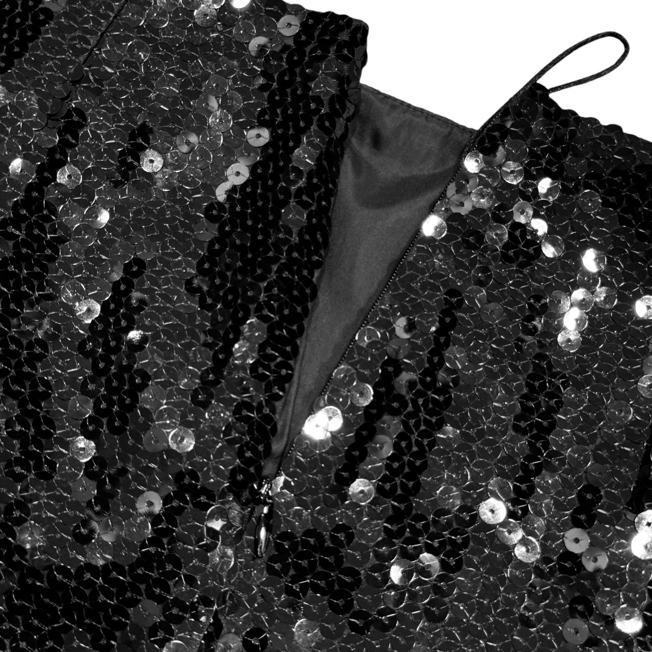 MOSCHINO BLACK SEQUIN SKIRT