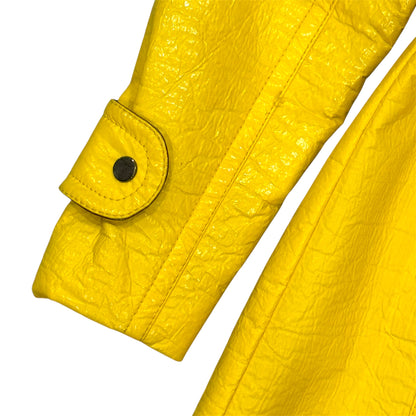 DOLCE & GABBANA 2000S YELLOW TRENCH COAT