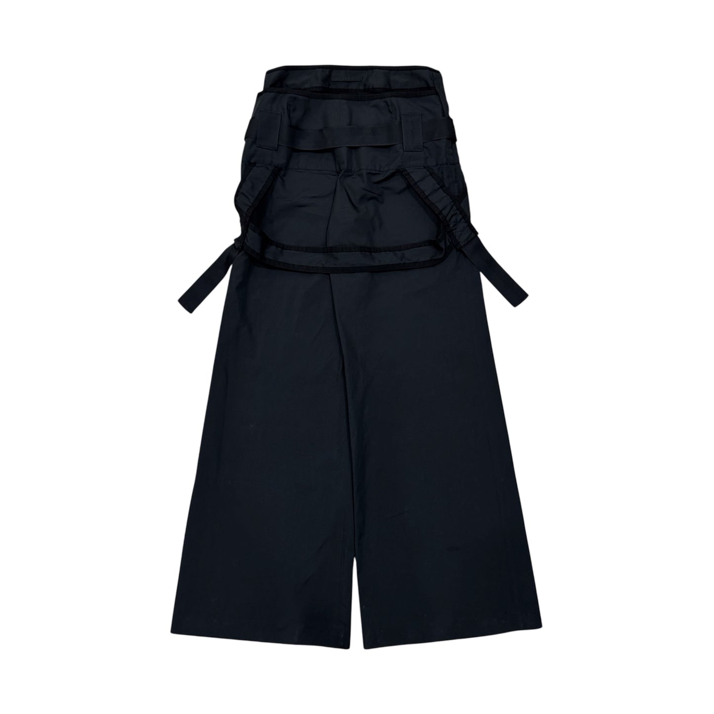 JEAN PAUL GAULTIER DOUBLE BELTS PARACHUTE NYLON PANTS