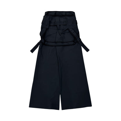 JEAN PAUL GAULTIER DOUBLE BELTS PARACHUTE NYLON PANTS