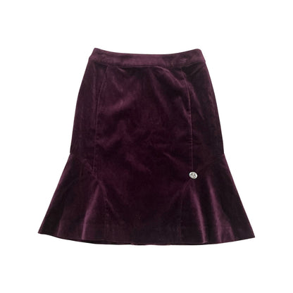 VIVIENNE WESTWOOD PURPLE VELVET SKIRT