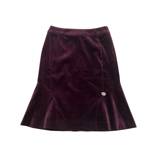 VIVIENNE WESTWOOD PURPLE VELVET SKIRT