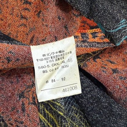 JEAN PAUL GAULTIER ABSTRACT PSYCHEDELIC PRINT MESH TOP