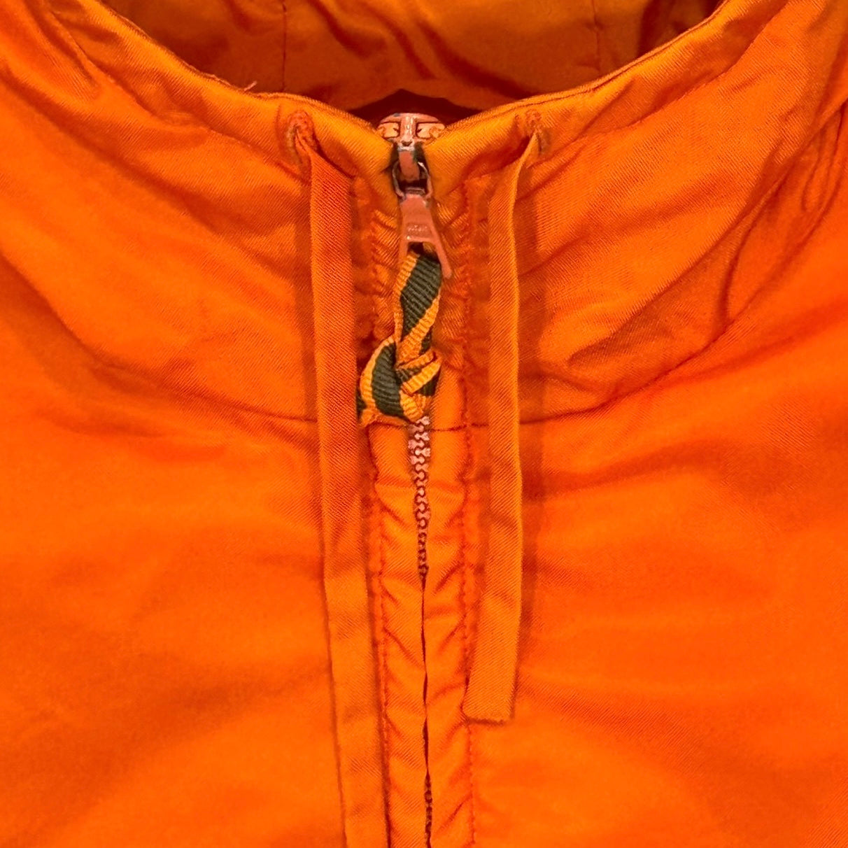 MIU MIU S/S 2000 ORANGE NYLON JACKET