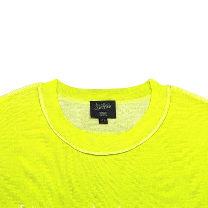 JEAN PAUL GAULTIER TROPICAL GRADIENT MESH TOP