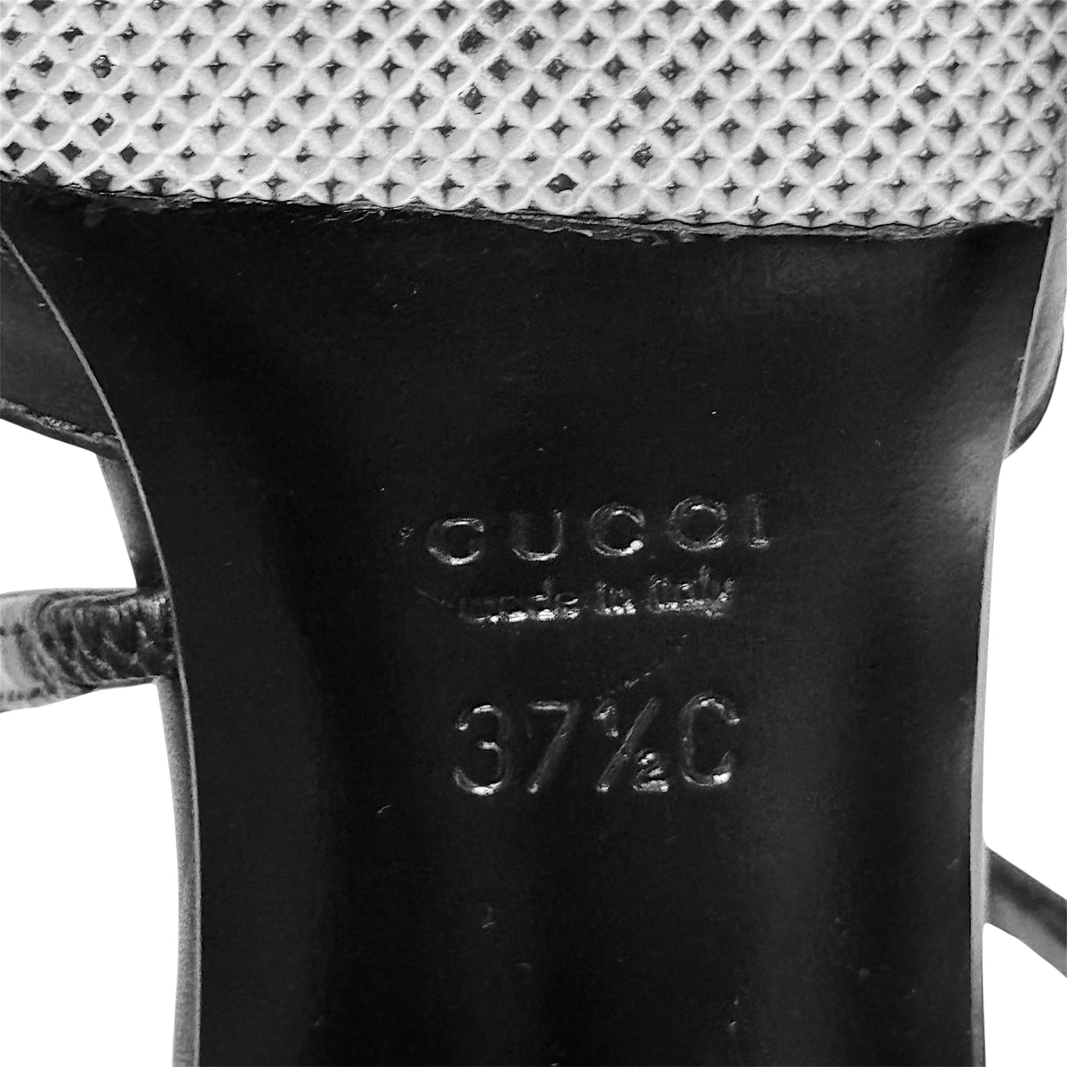 GUCCI BY TOM FORD 1996 BLACK LEATHER HORSEBIT ANKLE  STRAP PUMPS