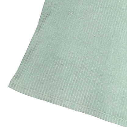 JEAN PAUL GAULTIER MINT RIBBED HALTER TANK TOP