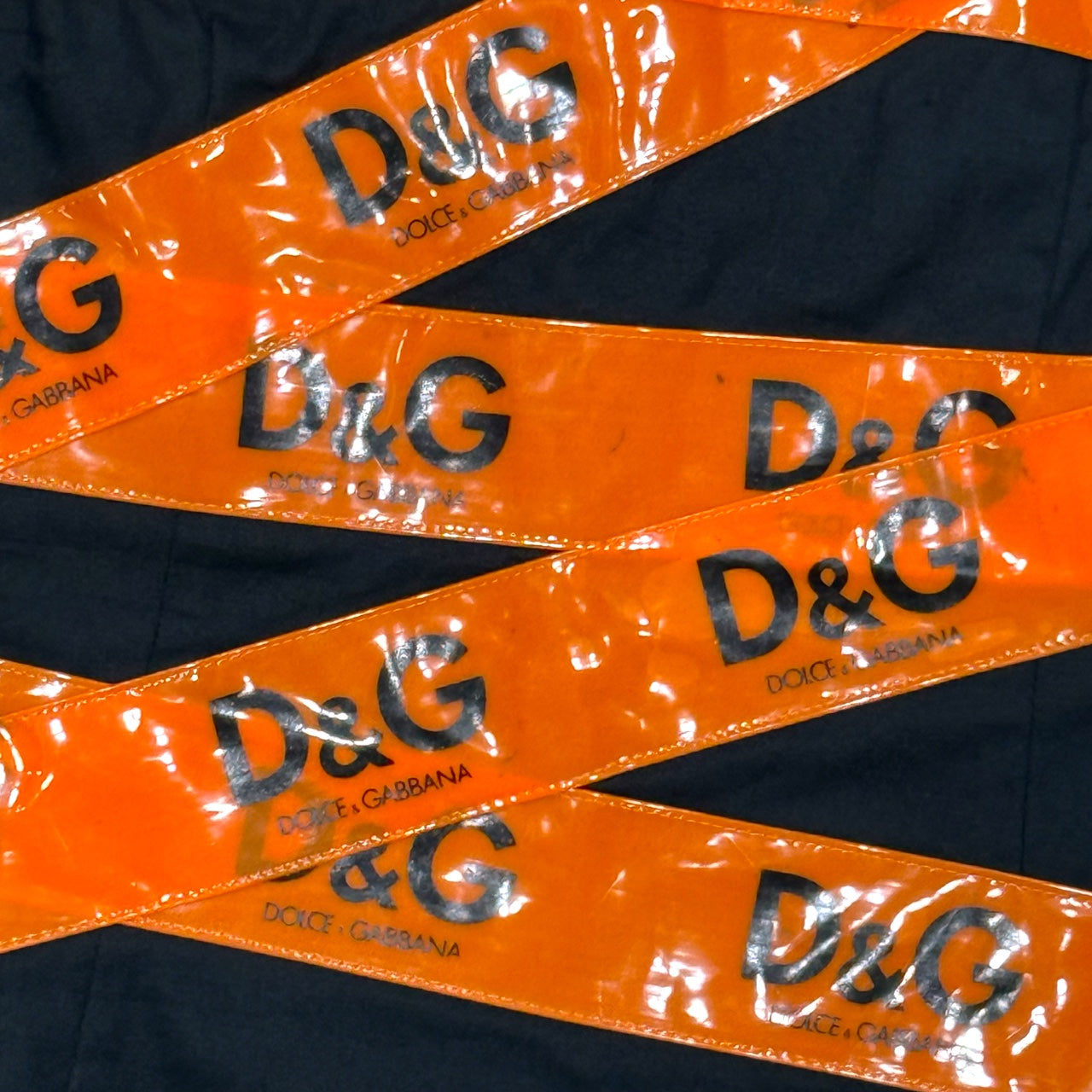 DOLCE&GABBANA CAUTION TAPE TOP