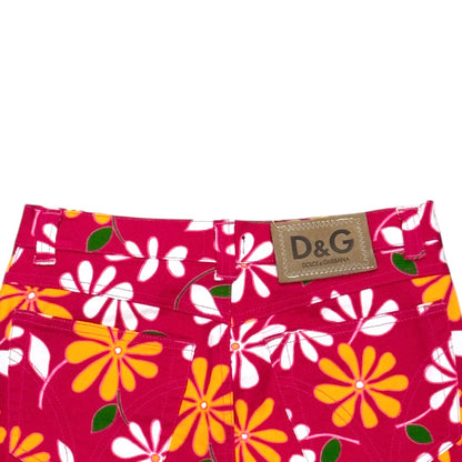 DOLCE & GABBANA FLORAL PENCIL SKIRT