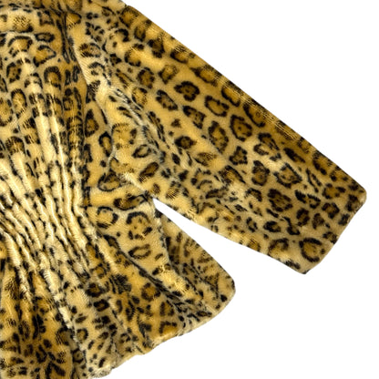 EMPORIO ARMANI LEOPARD FUR PRINTS JACKET