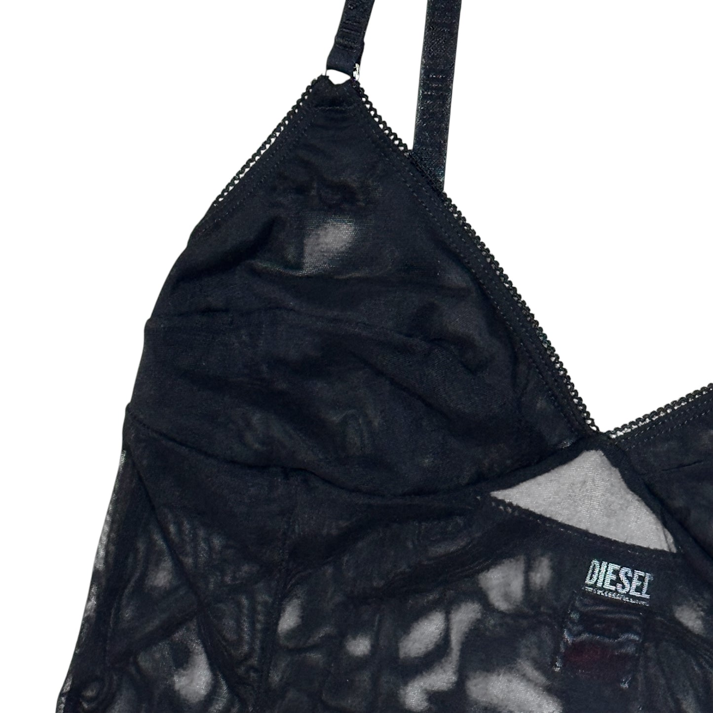 DIESEL BLACK SHEER BODYSUIT