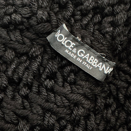 DOLCE & GABBANA BLACK KNIT SKIRT