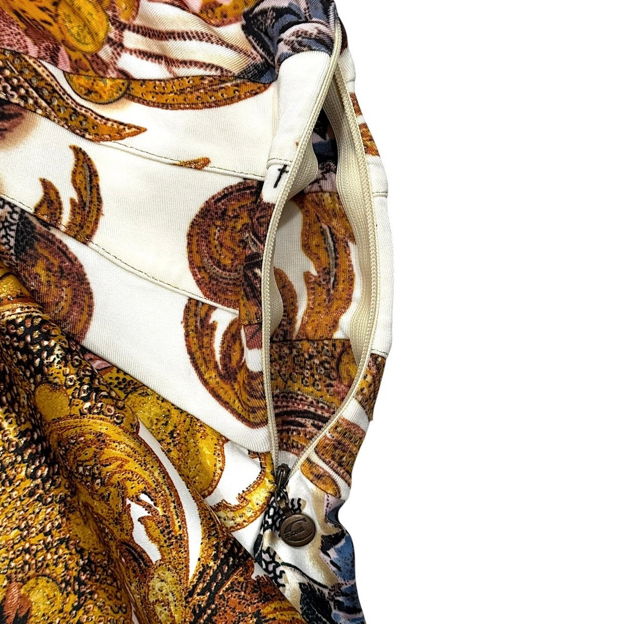 JUST CAVALLI BAROQUE PRINT DRESS