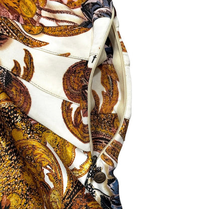 JUST CAVALLI BAROQUE PRINT DRESS