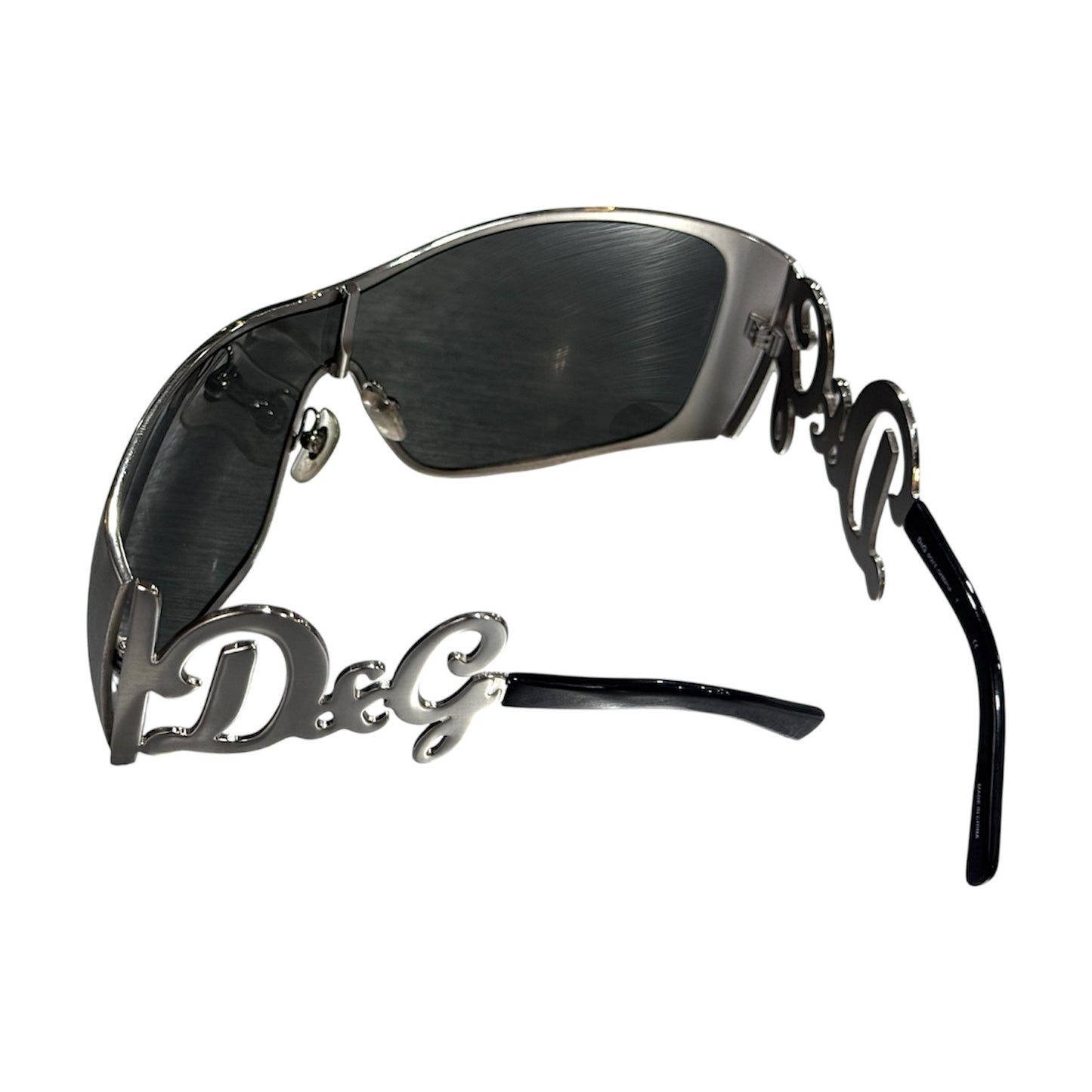 DOLCE & GABBANA SLIVER SHIELD SUNGLASSES