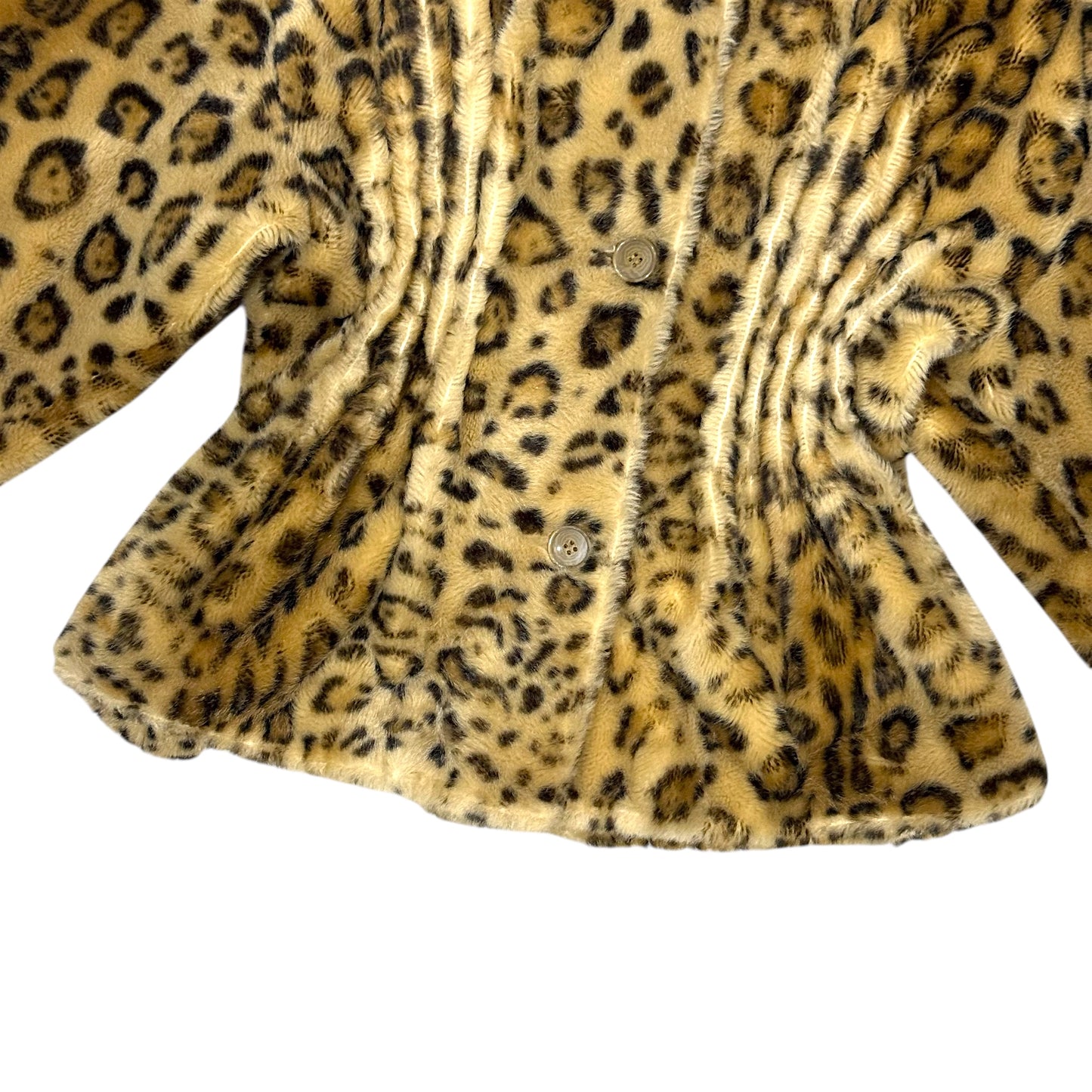 EMPORIO ARMANI LEOPARD FUR PRINTS JACKET