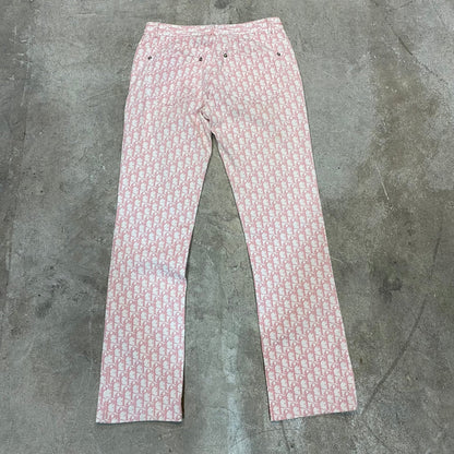 Dior Trotter Monogram Pants Pink