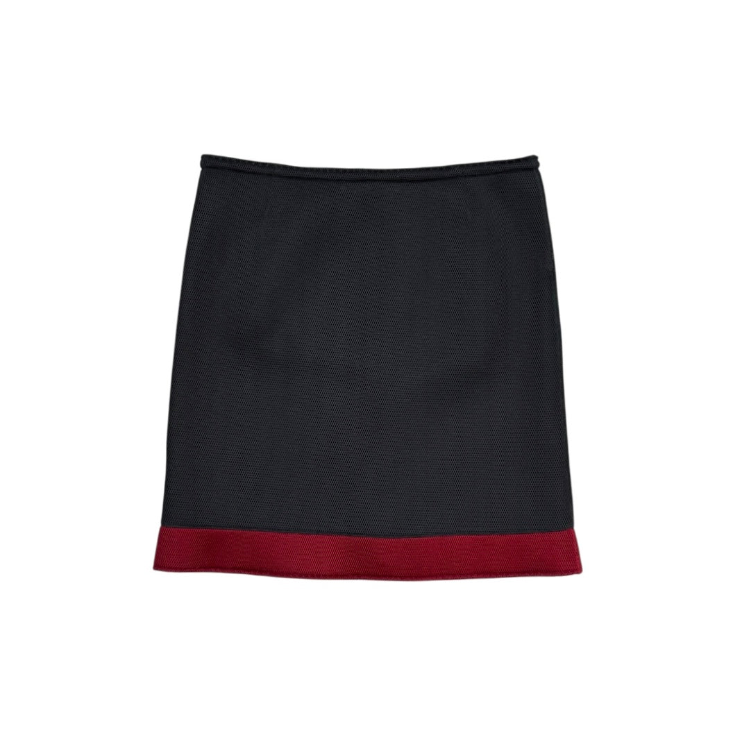MIUMIU BLACK MESH SKIRT