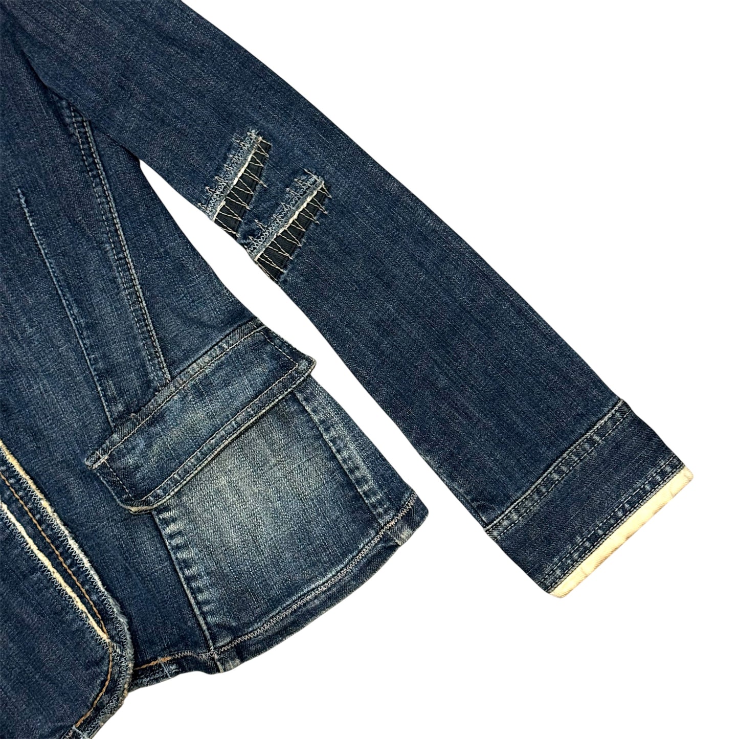 MARITHE FRANCOIS GIRBAUD DENIM BLAZER
